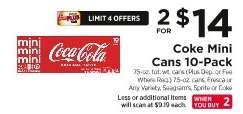 Coke Mini Cans 10-Pack
