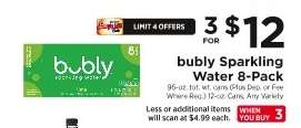 bubly Sparkling Water 8-Pack