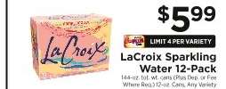 LaCroix Sparkling Water 12 Pack
