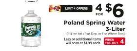 Poland Spring Water 3-Liter