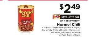 Hormel Chili*