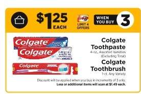 Colgate Toothpaste & Toothbrush