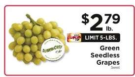 Green Seedless Grapes