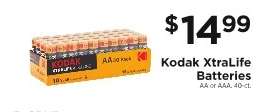 Kodak Xtralife Batteries