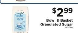 Bowl & Basket Granulated Sugar