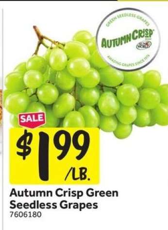 Autumn Crisp Green Seedless Grapes