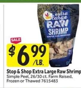Stop & Shop Extra Large Raw Shrimp