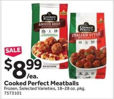 Cooked Perfect Meatballs