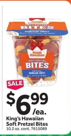 King's Hawaiian Soft Pretzel Bites
