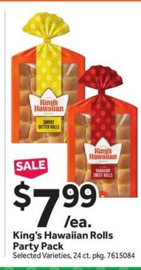 King's Hawaiian Rolls Party Pack