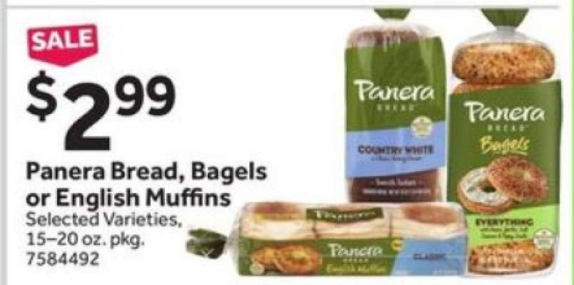 Panera Bread, Bagels or English Muffins