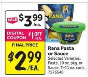 Rana Pasta or Sauce