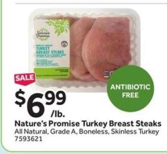 NATURE’S PROMISE TURKEY BREAST STEAKS