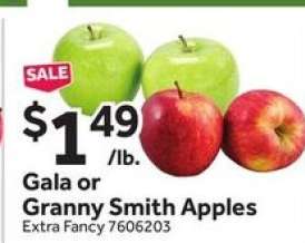Gala or Granny Smith Apples