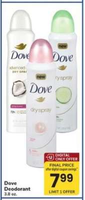 Dove Deodorant