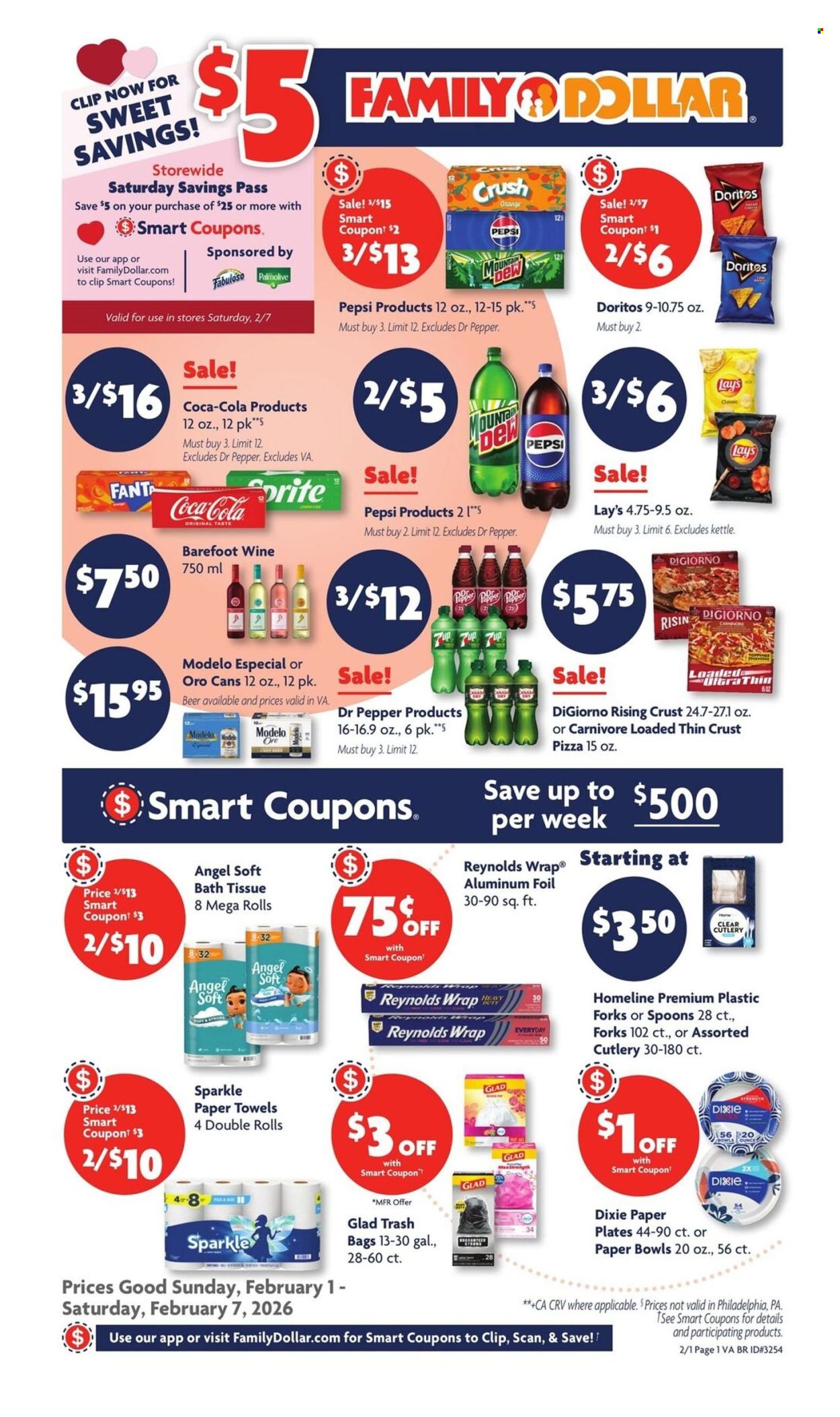 Family Dollar ad - 02/01/2026 - 02/07/2026. Page 1