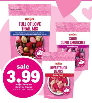 Meijer Valentine Candy or Snacks
