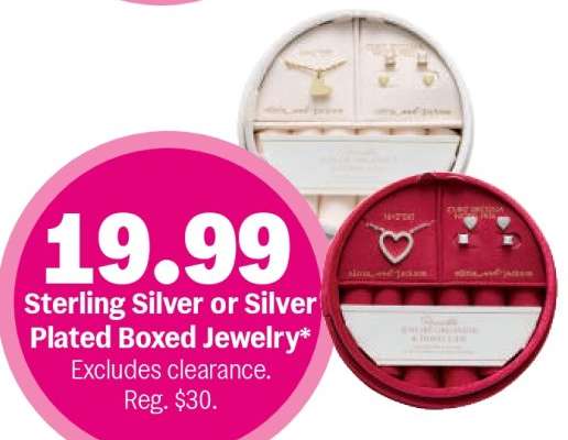 Sterling Silver or Silver Plated Boxed Jewelry*