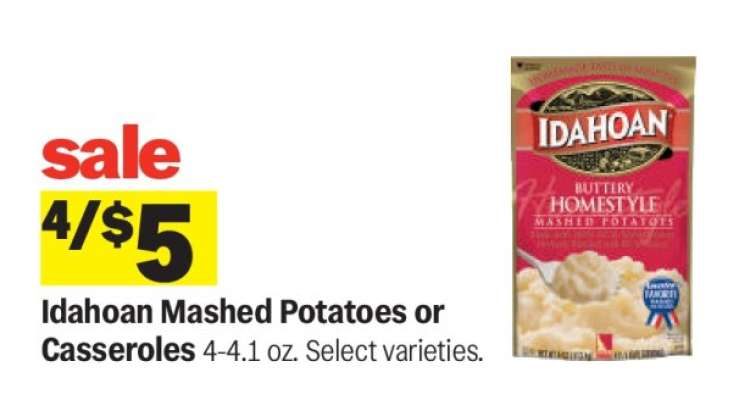 Idahoan Mashed Potatoes or Casseroles
