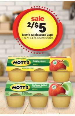 Mott's Applesauce Cups