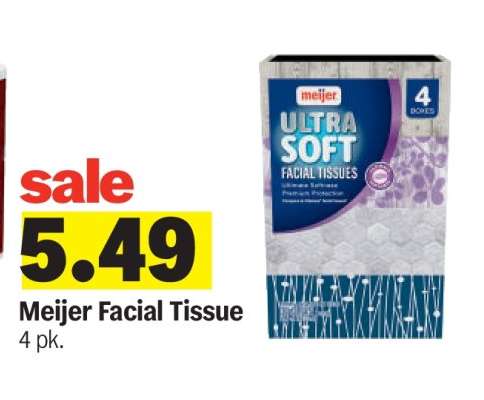 Meijer Facial Tissue*