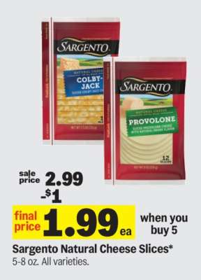Sargento Natural Cheese Slices
