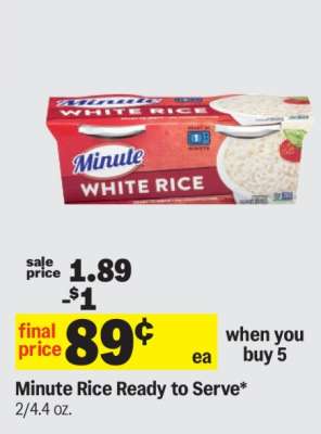 Minute Rice Ready to Serve