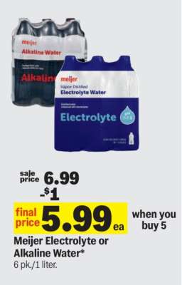 Meijer Electrolyte or Alkaline Water