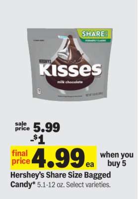 Hershey's Share Size Bagged Candy