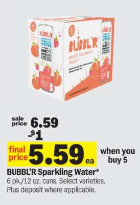 Bubbl'r sparkling water