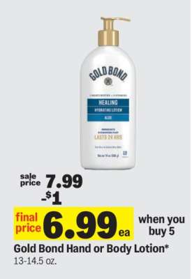 Gold Bond Hand or Body Lotion*