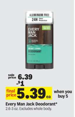 Every Man Jack Deodorant