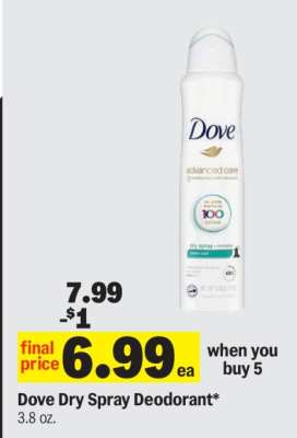 Dove Dry Spray Deodorant