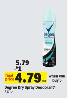 Degree Dry Spray Deodorant