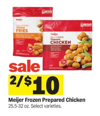 Meijer Frozen Prepared Chicken