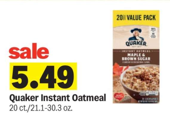 Quaker Instant Oatmeal
