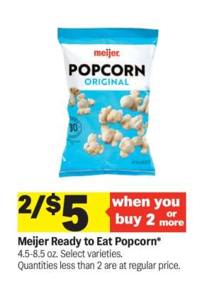Meijer Ready to Eat Popcorn*
