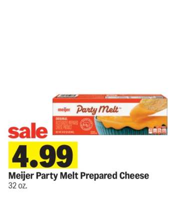 Meijer Party Melt Prepared Cheese