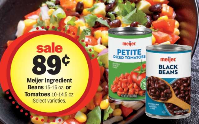 Meijer Ingredient Beans or Tomatoes
