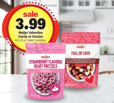 Meijer Valentine Candy or Snacks