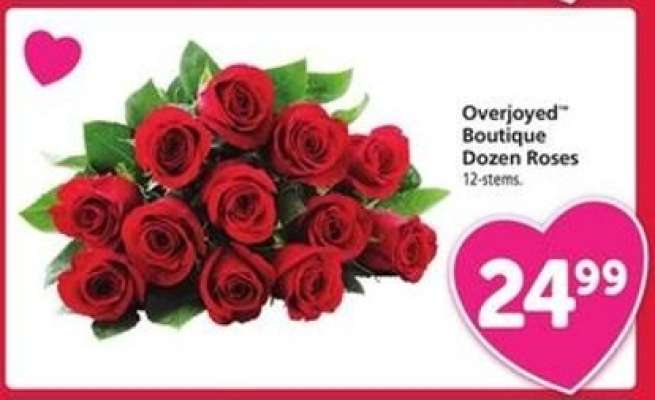 Overjoyed Boutique Dozen Roses