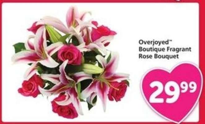 Overjoyed™ Boutique Fragrant Rose Bouquet