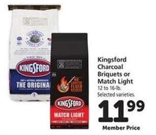 Kingsford Charcoal Briquets or Match Light