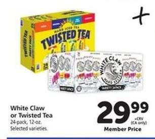 White Claw or Twisted Tea