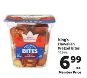 King’s Hawaiian pretzel bites