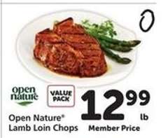 Open Nature Lamb Loin Chops
