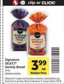Signature SELECT Variety Bread