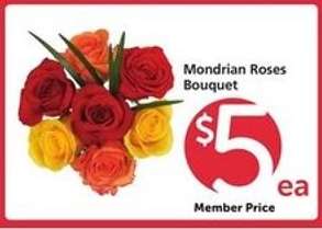 Mondrian Roses Bouquet