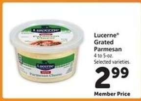 Lucerne Grated Parmesan