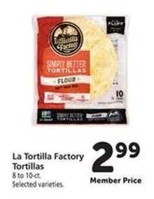 La Tortilla Factory Tortillas